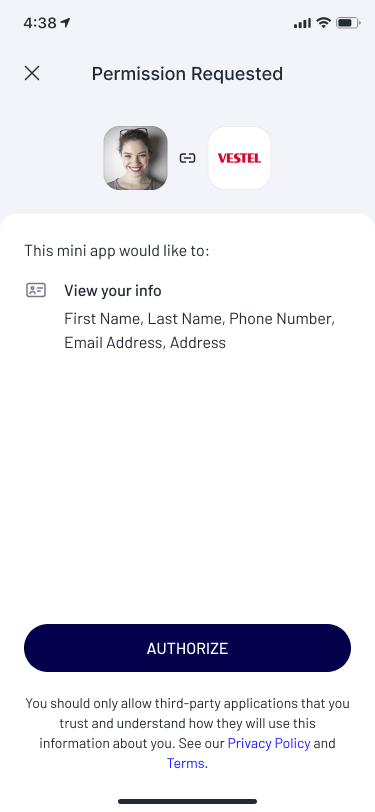 consent Screen