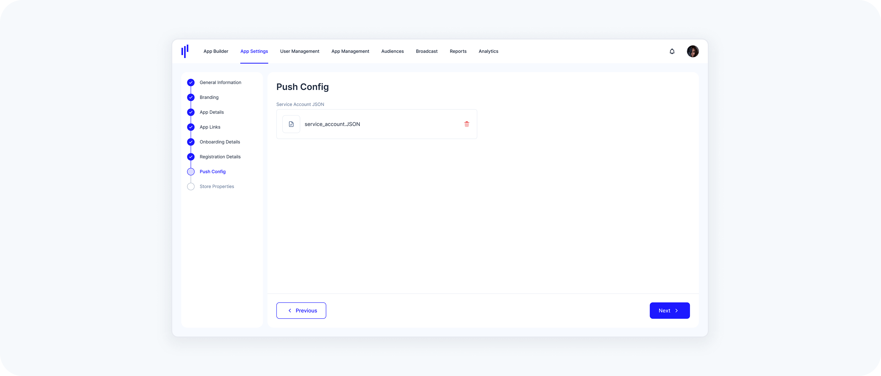 push-config-portal